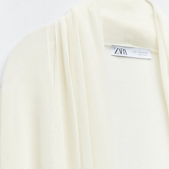 Zara limited edition kitted wrap over cardigan - Picture 8 of 8